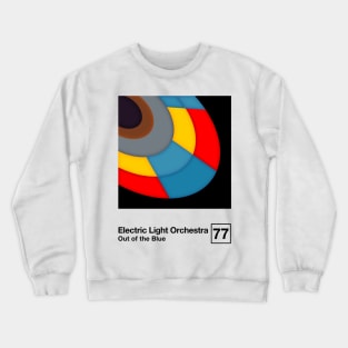 ELO Out Of The Blue / Minimalist Style Graphic Artwork Design Crewneck Sweatshirt